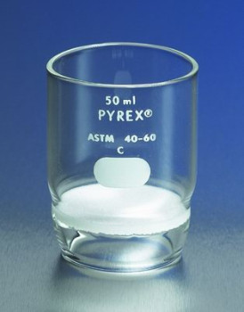 Pyrex® Gooch High Form Crucibles with Fritted Disc