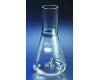 Corning® Pyrex® Baffled Delong Erlenmeyer Shaker Flasks, a Krackeler Value Brand