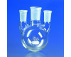 Corning® Pyrex® Distilling Flasks with Three Vertical Necks