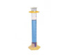 Kimax&#174; Educational-Grade Cylinder with Single Blue Metric Scale