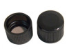 DWK Life Sciences (Kimble) Black Phenolic Screw Thread Caps with PTFE-Faced Rubber Liners