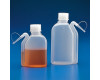 Globe Scientific Wash Bottles with Integrated Spout