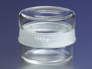 Corning® Pyrex® Low Form Weighing Bottles with Short Length External Standard Taper Joint