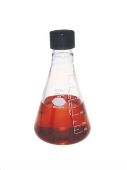 Kimax® Erlenmeyer Flasks with Screw Cap and Capacity Scale, a Krackeler Value Brand