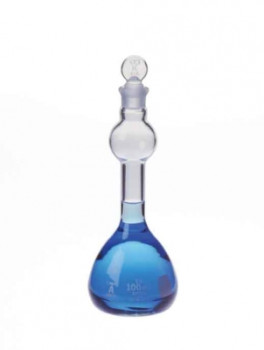 Kimax® Mixing Bulb Style Volumetric Flasks with ST Stopper, Class A