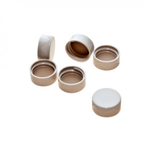 DWK Life Sciences (Kimble) White Urea Caps with PTFE-Faced White Rubber Liners