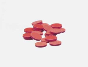 DWK Life Sciences (Kimble) PTFE-Faced Red Rubber Septa