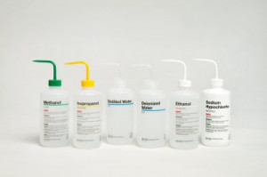 Nalgene™ Right-to-Understand Safety Wash Bottles, LDPE