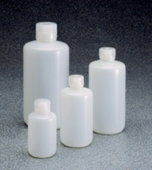 Certified Low Particulate Narrow-Mouth HDPE Bottles with Closure