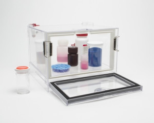 Dry-Keeper™ Stackable Desiccator Cabinet with Gas Ports
