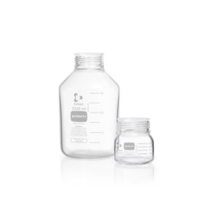 DWK Life Sciences (Duran) Clear Wide Mouth protect+ Laboratory Bottles