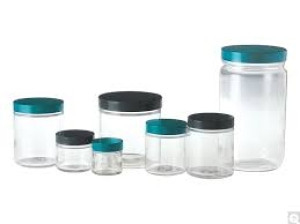 Clear Straight Sided Round Bottles