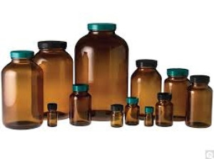 Amber Wide Mouth Packer Bottles