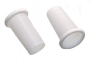 Ribbed PTFE Sleeves with Gripping Ring