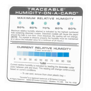 Traceable® Humidity-On-A-Card