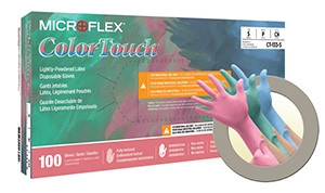 Microflex® ColorTouch® Latex Gloves