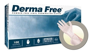 Microflex® DermaFree® Vinyl Gloves, a Krackeler Value Brand