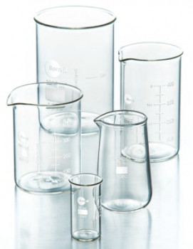 Borosil® Low Form Griffin Beakers with Spout