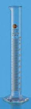 Borosil® Graduated Cylinders with Single Metric Scale, Class B